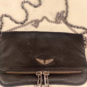 Zadig & Voltaire Rock Mini Nano Bag, Black Leather, NWOT